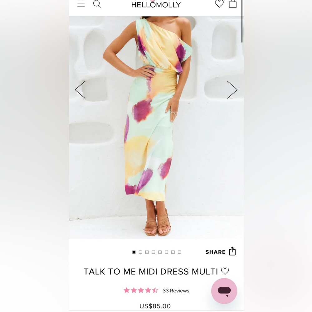 Hello Molly Talk To Me Midi Dress